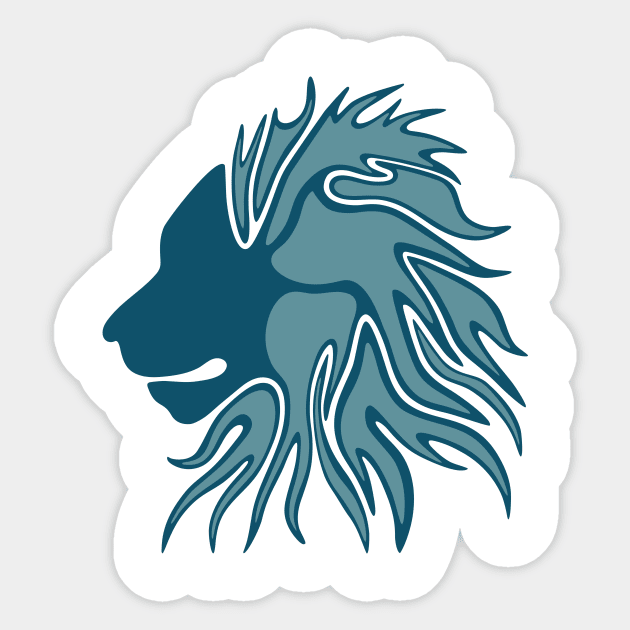 King of the Jungle Sticker by hexweel